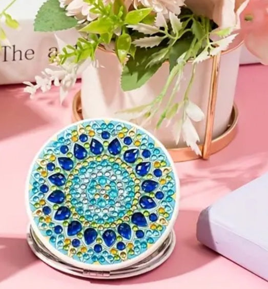 RM - Compact Mirror - Blue and Yellow